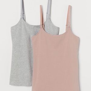 H&M MAMA | 3-Pack Nursing Tanks